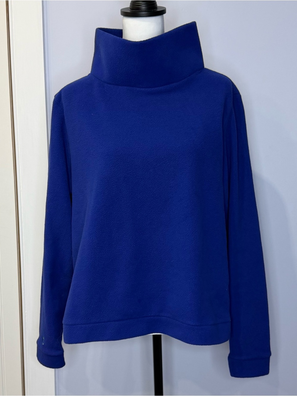 Dudley Stephens Park Slope Royal Blue Funnel Neck Pullover Fleece. Size XXL. EUC
